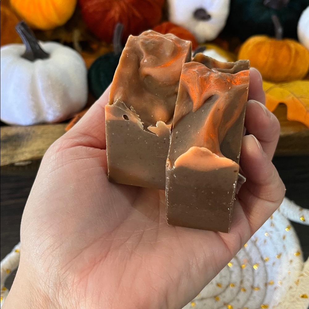 Pumpkin Spice Goats Milk Soap Set - Picture 5 of 6
